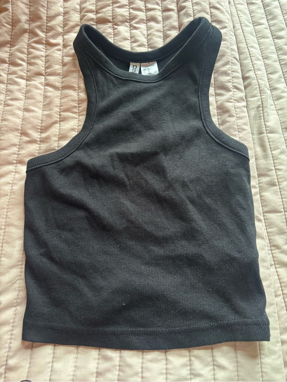 H&M Black Ribbed Women's Tank Top